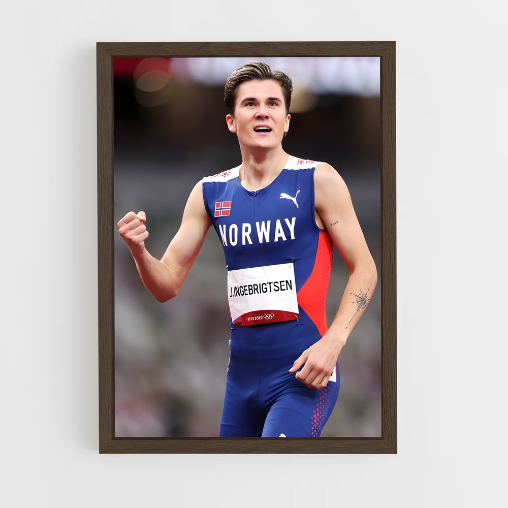 Poster Sprint de Jakob – affiche Athlétisme (vue 5)
